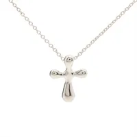 ティファニー オープンクロス ネックレス 925 23.1g シルバー A2754594