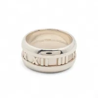 ティファニー Tトゥルー ワイド リング 750(YG) 5.5g A3533438｜中古