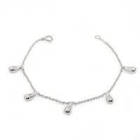 ティファニー ティアドロップ ブレスレット 925 6.0g シルバー