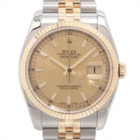 ロレックス デイトジャスト 16233 SS×YG AT シャンパン文字盤 A2067275