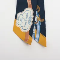 エルメス ツイリー BRIDES de GALA 式典用馬勒 スカーフ シルク