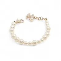 シャネル ココマーク A12P ブレスレット GP×ラインストーン×フェイク