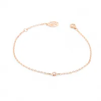 カルティエ ダムール SM ダイヤ ブレスレット 750(PG) 2.1g A4209240