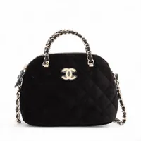 シャネル マトラッセ ラムスキン 2WAYハンドバッグ ミニボーリング