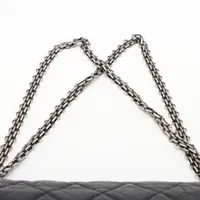 シャネル マトラッセ 2.55 マキシ ヴィンテージカーフ ダブルフラップ