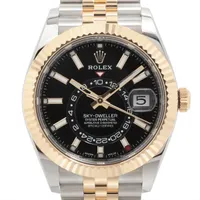 ロレックス スカイドゥエラー 326933 ジュビリーブレスレット 黒 バー