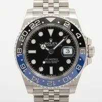 ロレックス GMTマスターⅡ 126710BLNR SS SS AT ブラック文字盤