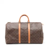 ヴィトン モノグラム キーポル50 M41426 ブラウン WZ616606｜中古