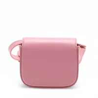 セリーヌ トリオンフ ミニ クロード レザー ショルダーバッグ ピンク