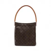 ヴィトン モノグラム ルーピングGM M51145 ブラウン