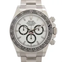 ロレックス コスモグラフデイトナ 126500LN SS SS AT ホワイト文字盤