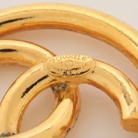 シャネル ココマーク 93P 1270 ブローチ GP ゴールド A4215047｜中古