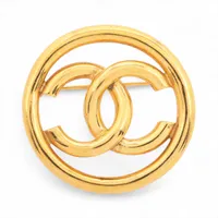 シャネル ココマーク 93P 1270 ブローチ GP ゴールド A4215047｜中古