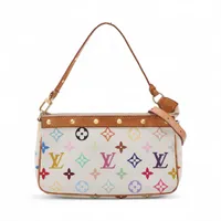 ヴィトン マルチカラー ポシェットアクセソワール M92649 ホワイト