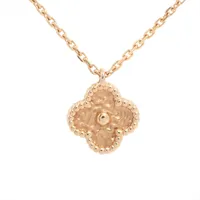 ヴァンクリーフ&アーペル スウィートアルハンブラ ネックレス 750(PG