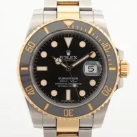 ロレックス サブマリーナーデイト 116613LN SS×YG SS×YG AT ブラック文字盤