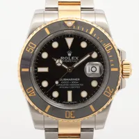 ロレックス サブマリーナーデイト 116613LN SS×YG SS×YG AT ブラック文字盤