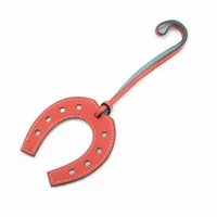 エルメス パドックシュバル チャーム ヴォースイフト レッド×ブルー