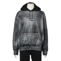 シュプリーム 23SS コットン×ポリエステル パーカー XXL メンズ グレー