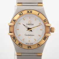 オメガ コンステレーション SS QZ ピンク文字盤 6563/875 A2505474