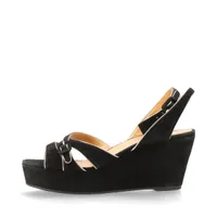 クリスチャンルブタン カタクロウ メタリックレザー ウェッジソール