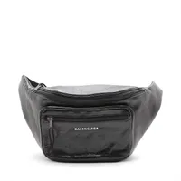 バレンシアガ エクスプローラー レザー ボディバッグ ブラック 529550