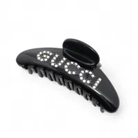 GUCCI ブラック ヘアクリップ ストーン 楽天市場】GUCCI グッチ Cyrstal GUCCI Hair Clip クリスタル シングル