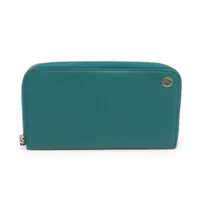 グッチ GGブルームス 546354 PVC×レザー コインケース ブルー Ⓖ刻印有