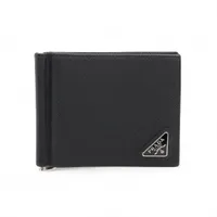 プラダ サフィアーノ トライアングル 2MN077 レザー マネークリップ