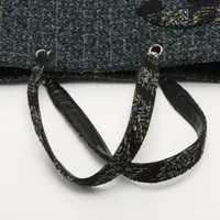 シャネル カンボンライン ツイード トートバッグ マルチカラー