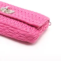 ミュウミュウ マテラッセ ナッパクリスタル レザー 2WAYショルダー