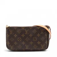 ヴィトン モノグラム ポシェットアクセソワール M51980 ブラウン 別モデルストラップ