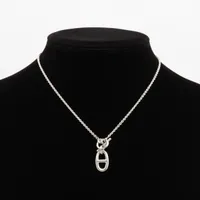 エルメス シェーヌダンクル アミュレット ネックレス 925 9.5g