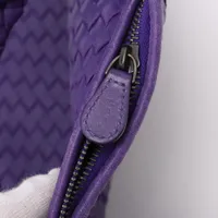 ボッテガヴェネタ イントレチャート ホーボー レザー ショルダーバッグ