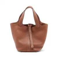 エルメス ピコタンロック18 PM トリヨンクレマンス ゴールド ゴールド金具 Y:2020年