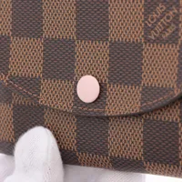 ヴィトン ダミエ ポルトモネロザリ N64423 ローズバレリーヌ コイン