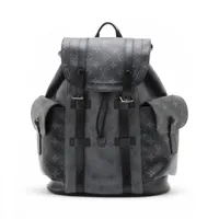 ヴィトン モノグラム エクリプス リバース クリストファーPM M46331 グレーxブラック RFID反応あり