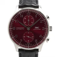 IWC ポルトギーゼ クロノグラフ IW371609 SS AT 黒文字盤 A3444693