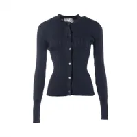 エルメス 25SS シルク×ポリアミド カーディガン 36 レディース