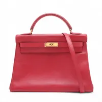 エルメス ケリー32 ルトゥルネ クシュベル ルージュヴィフ ゴールド金具 □A:1997年