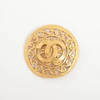 シャネル ココマーク 95A ブローチ GP ゴールド A4225935｜中古