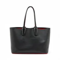 クリスチャンルブタン スパイクスタッズ カバタ レザー トートバッグ