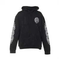 クロムハーツ ロングTシャツ コットン サイズL ブラックホースシュー