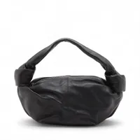 ボッテガ　ダブルノットレザーハンドバッグ　黒 BOTTEGA VENETA - BOTTEGA VENETA ボッテガヴェネタ Double knot Bag