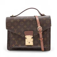 ヴィトン モノグラム モンソー M51185 ブラウン A4226709｜中古