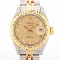 ロレックス レディ デイトジャスト 69173G SS×YG SS×YG AT シャンパン文字盤