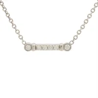 ティファニー フルールドリス ステム ダイヤ ネックレス Pt950 2.6g