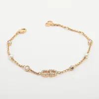 Dior Clair D Lune ブレスレット ゴールド クリスタル】Dior Clair D Lune ブレスレット (Dior/ブレスレット