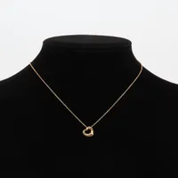 ティファニー オープンハート ネックレス 750(YG) 2.9g AP144893｜中古