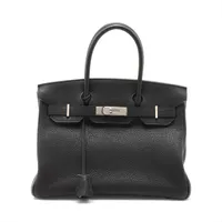 エルメス バーキン30 ルトゥルネ トゴ ブラック シルバー金具 X:2016年